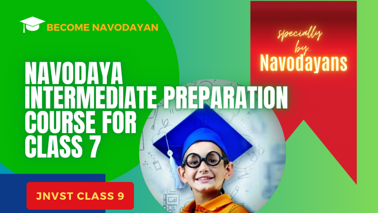 Navodaya Preparation – class 7